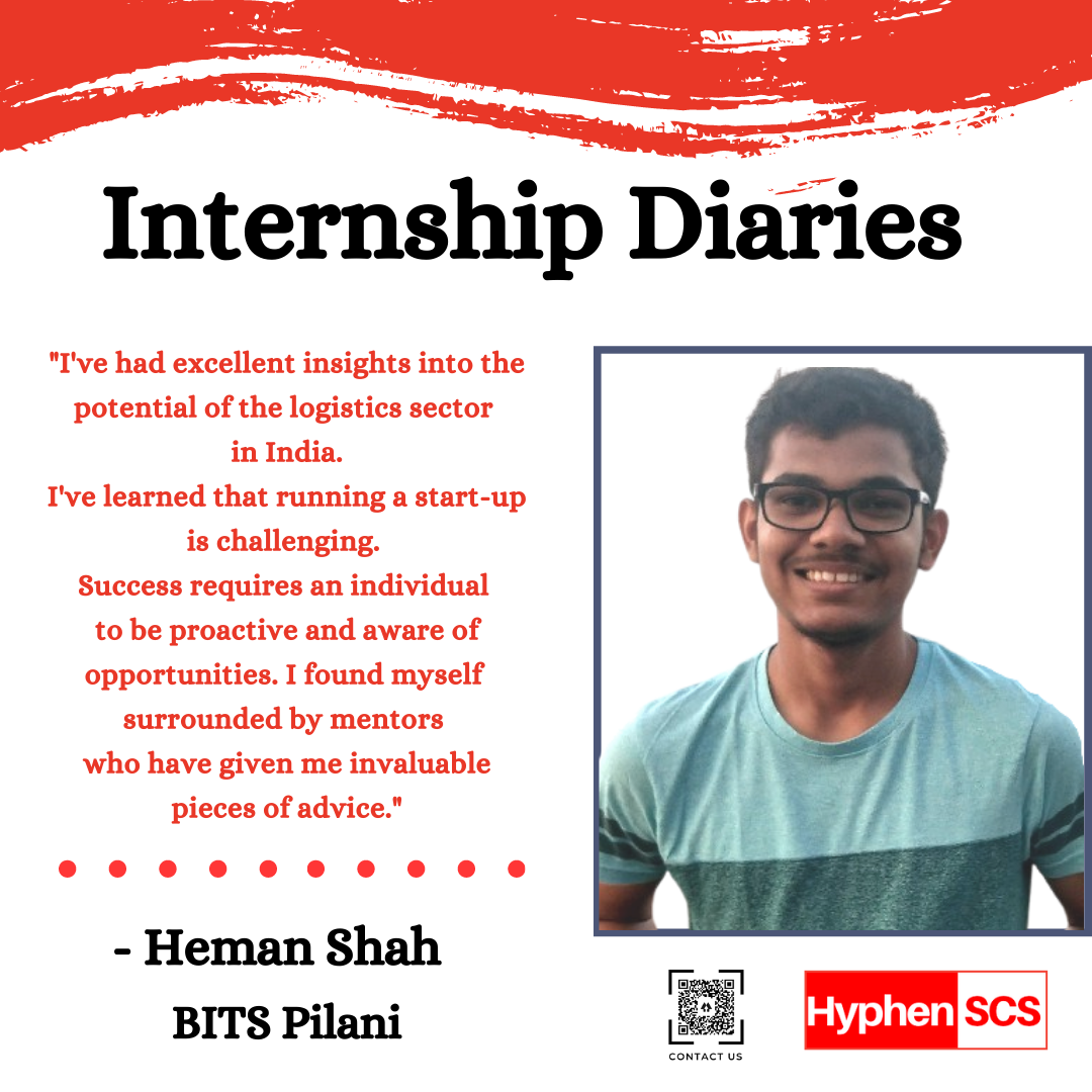 Internship Diaries: Experiences of Heman Shah from BITS Pilani