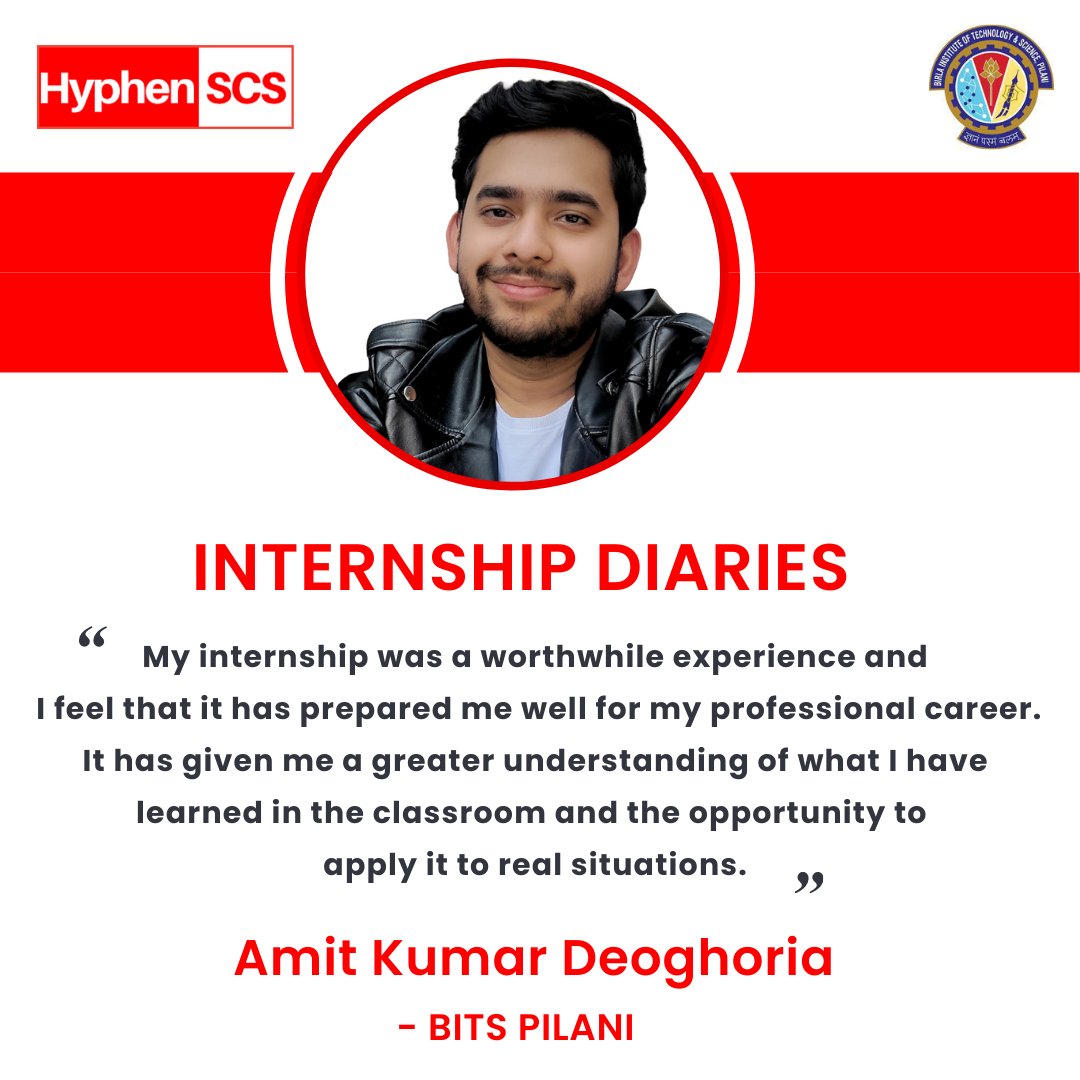 Internship Diaries: Amit Kumar Deoghoria’s Experience at PS-1 2021-2022