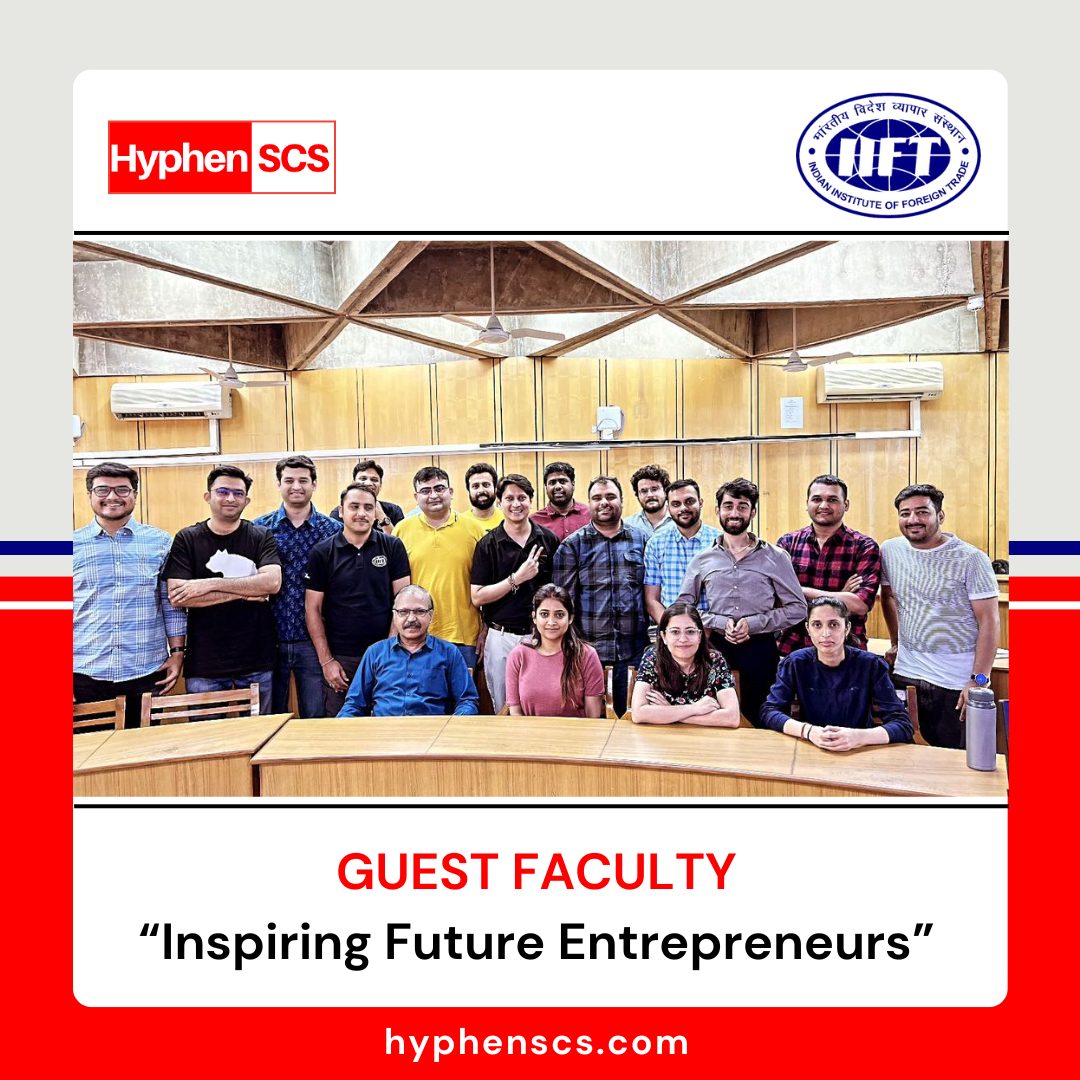 Arun Pandit of Hyphen SCS Shares Entrepreneurial Journey at Indian Institute of Foreign Trade
