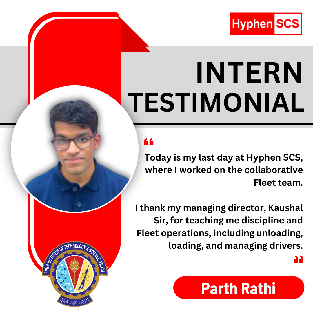 A Heartfelt Thanks to Parth Rathi for Sharing Their Hyphen SCS Journey