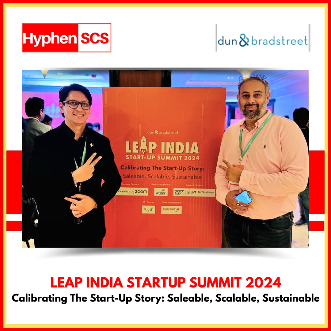 Hyphen SCS Co-founders to Represent at LEAP India Startup Summit 2024