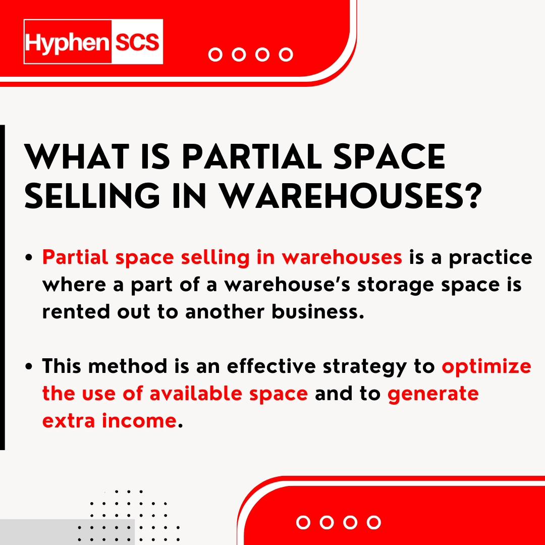 Understanding Partial Space Selling in Warehouses