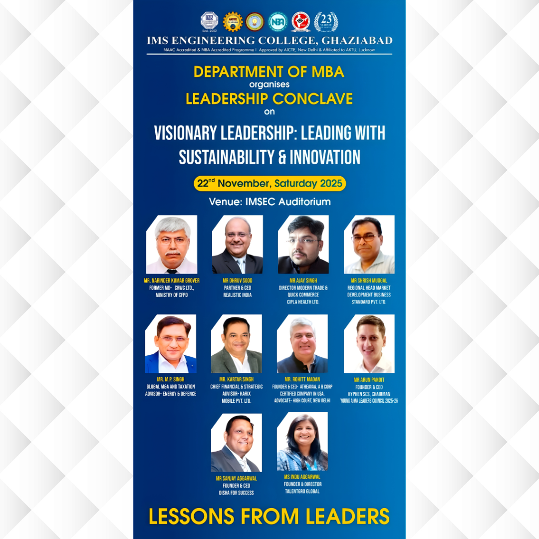 Hyphen SCS CEO Arun Pandit to Speak at IMSEC’s Leadership Conclave on Visionary, Sustainable Leadership