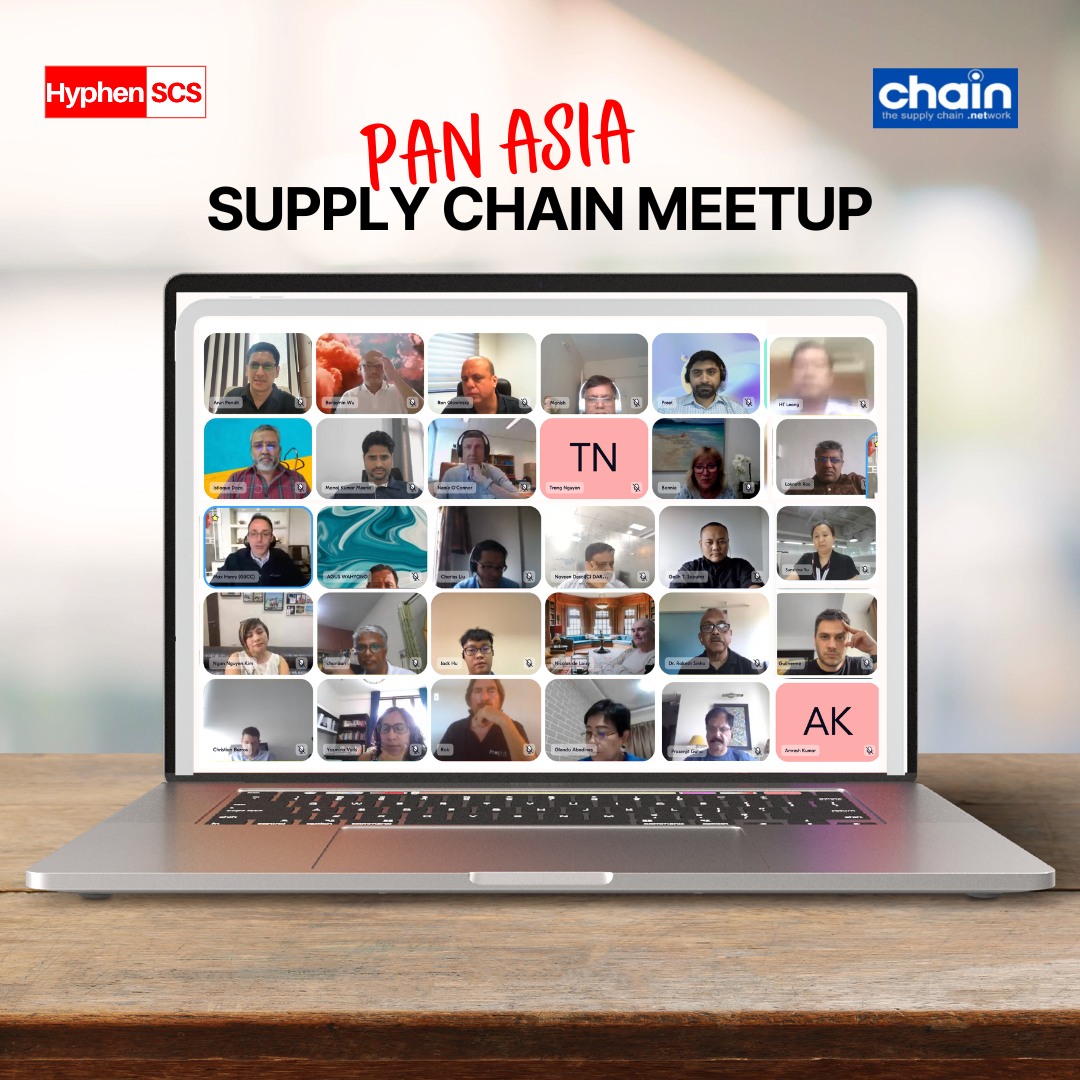 Hyphen SCS Co-Founder Arun Pandit at Pan Asia Supply Chain Meetup