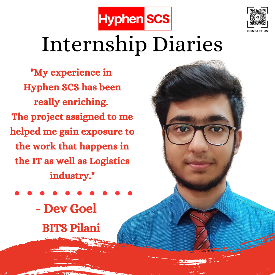 Internship Diaries- Experiences of Dev Goel from BITS Pilani