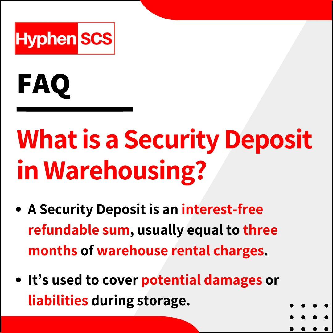 What is a Security Deposit in Warehousing?