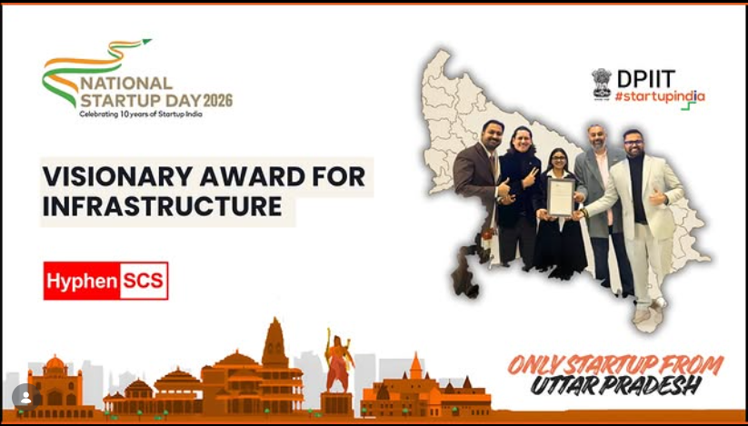 Hyphen SCS Brings National Glory to Uttar Pradesh with Visionary Award at National Startup Awards 5.0