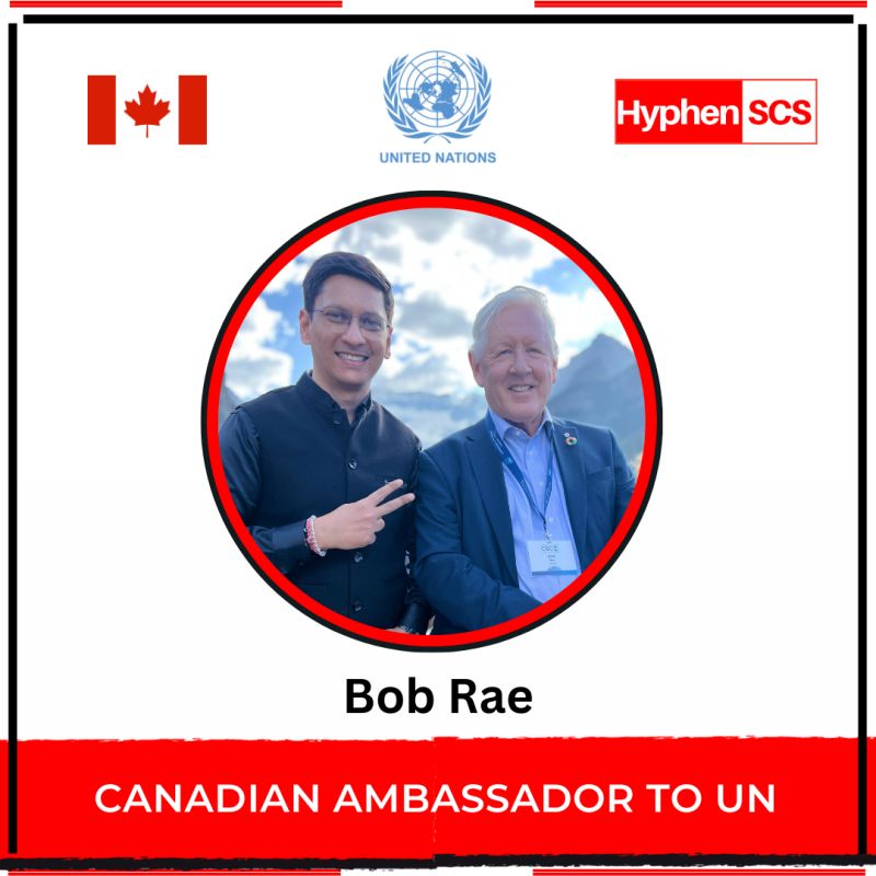 Arun Pandit: A Memorable Encounter with Canadian Ambassador Bob Rae at the Commonwealth Study Conference 2023