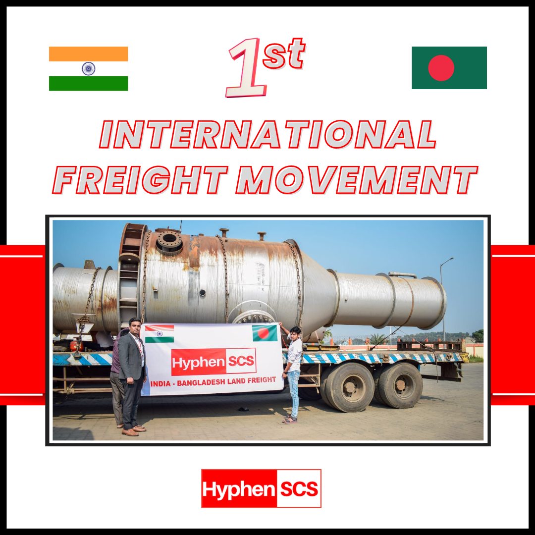 Hyphen SCS Celebrates Successful Completion of First India-Bangladesh International Freight