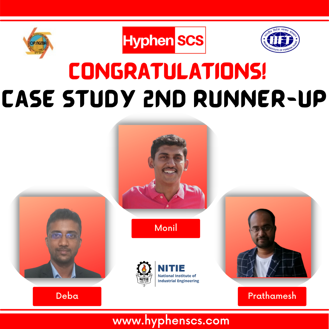 Massive Engagement in Ops-hunt Case-Study Competition by IIFT and Hyphen SCS