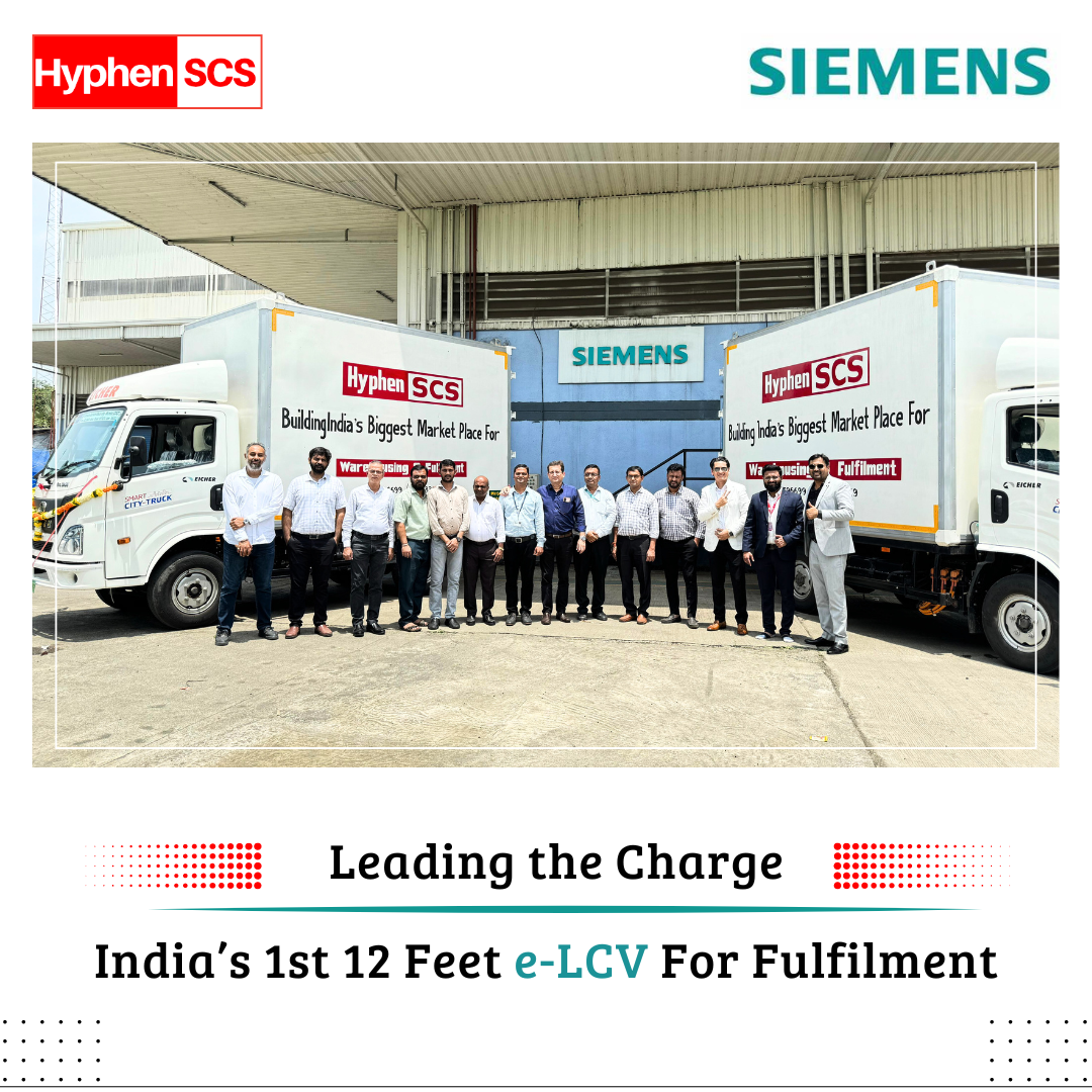 Hyphen SCS Unveils India's First 12-Foot Electric LCV for Siemens: A Green Revolution in Logistics