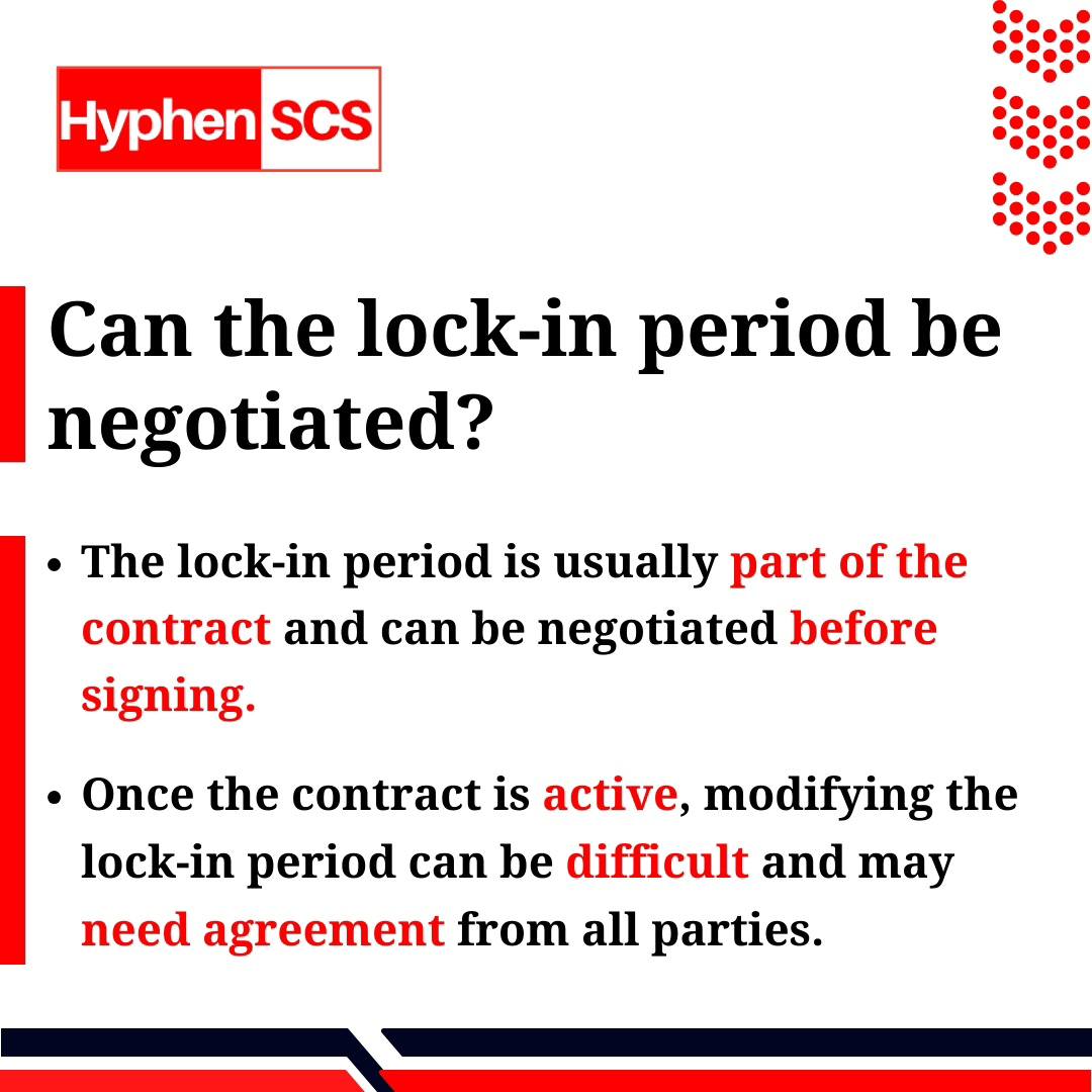 Can the Lock-In Period Be Negotiated in Warehousing?