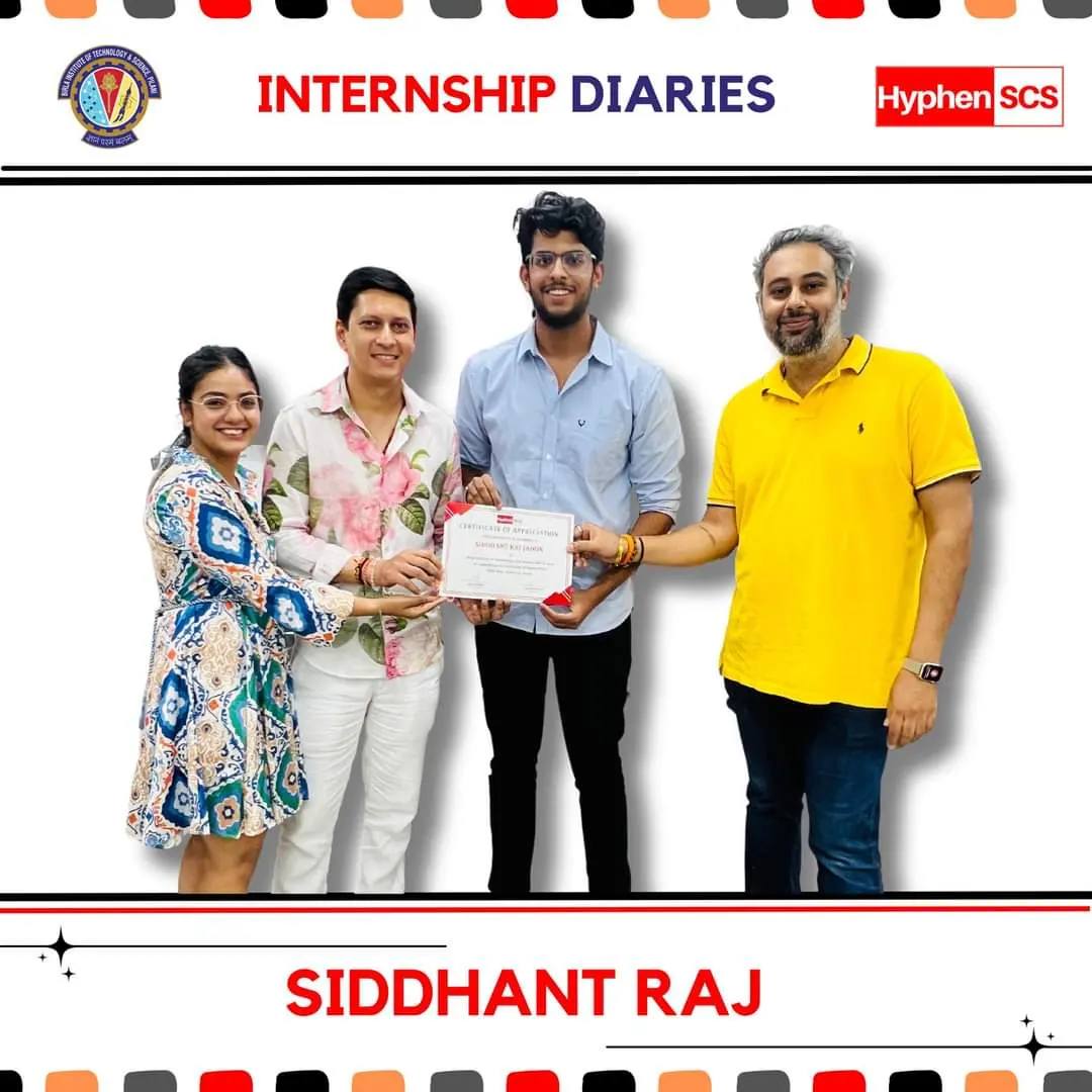 Saluting Commitment and Growth- A Tribute to Siddhant Raj’s Journey with Us