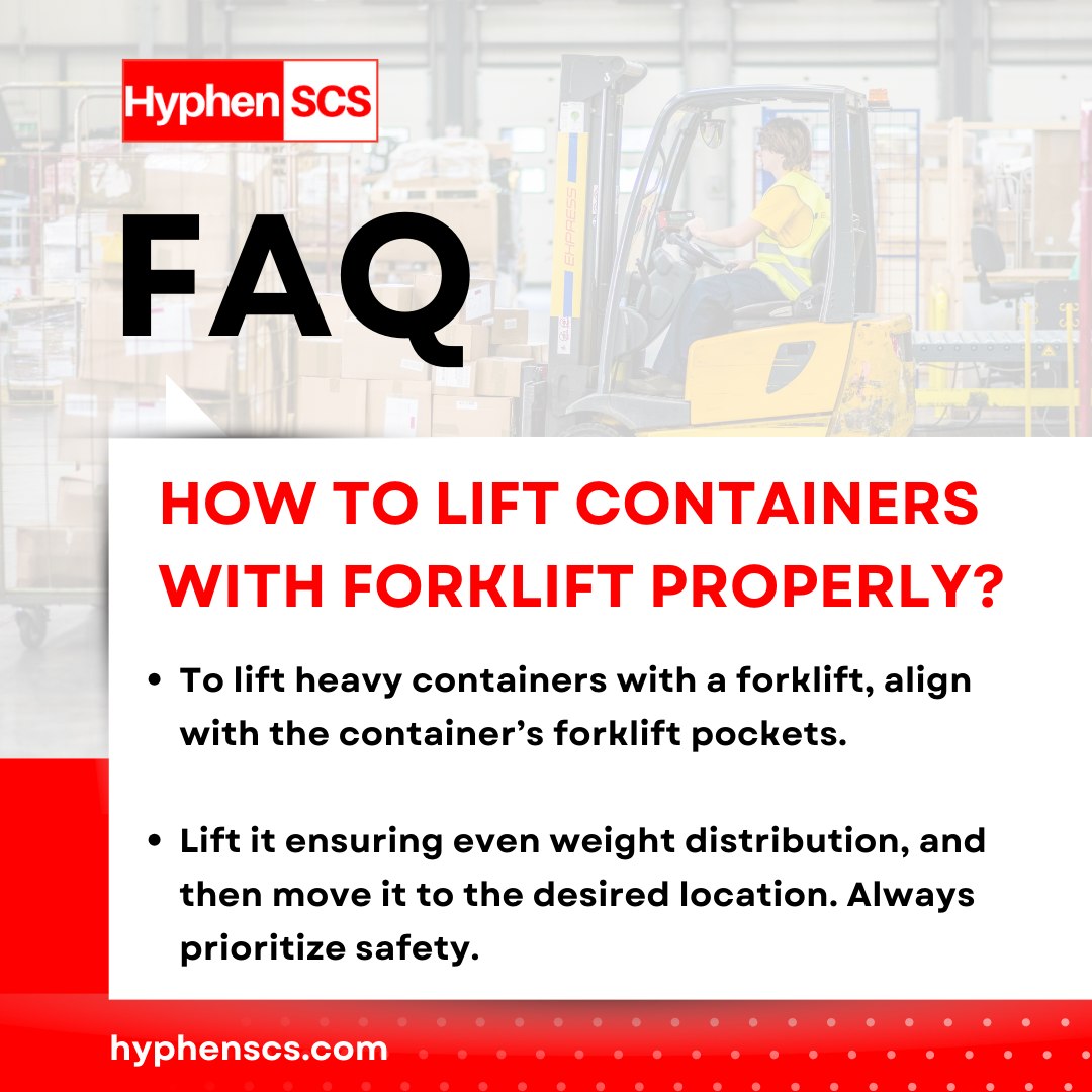Guidelines for Proper and Safe Container Lifting Using Forklifts