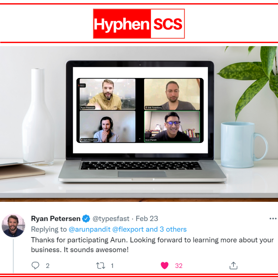 A Fanboy Moment: Hyphen SCS’s Interaction with Ryan Petersen, CEO of Flexport
