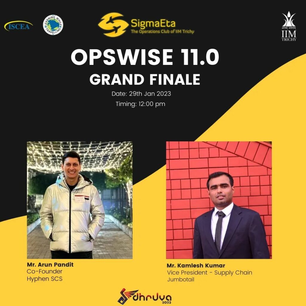 Judge OPWISE Operations Case Study IIM Trichy 2023 by SigmaEta