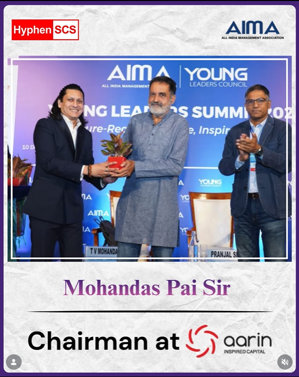 A Vision for India’s Future Insights from T.V. Mohandas Pai at AIMA YLC Summit