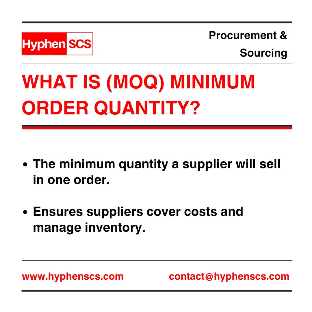 What is Minimum Order Quantity (MOQ)?