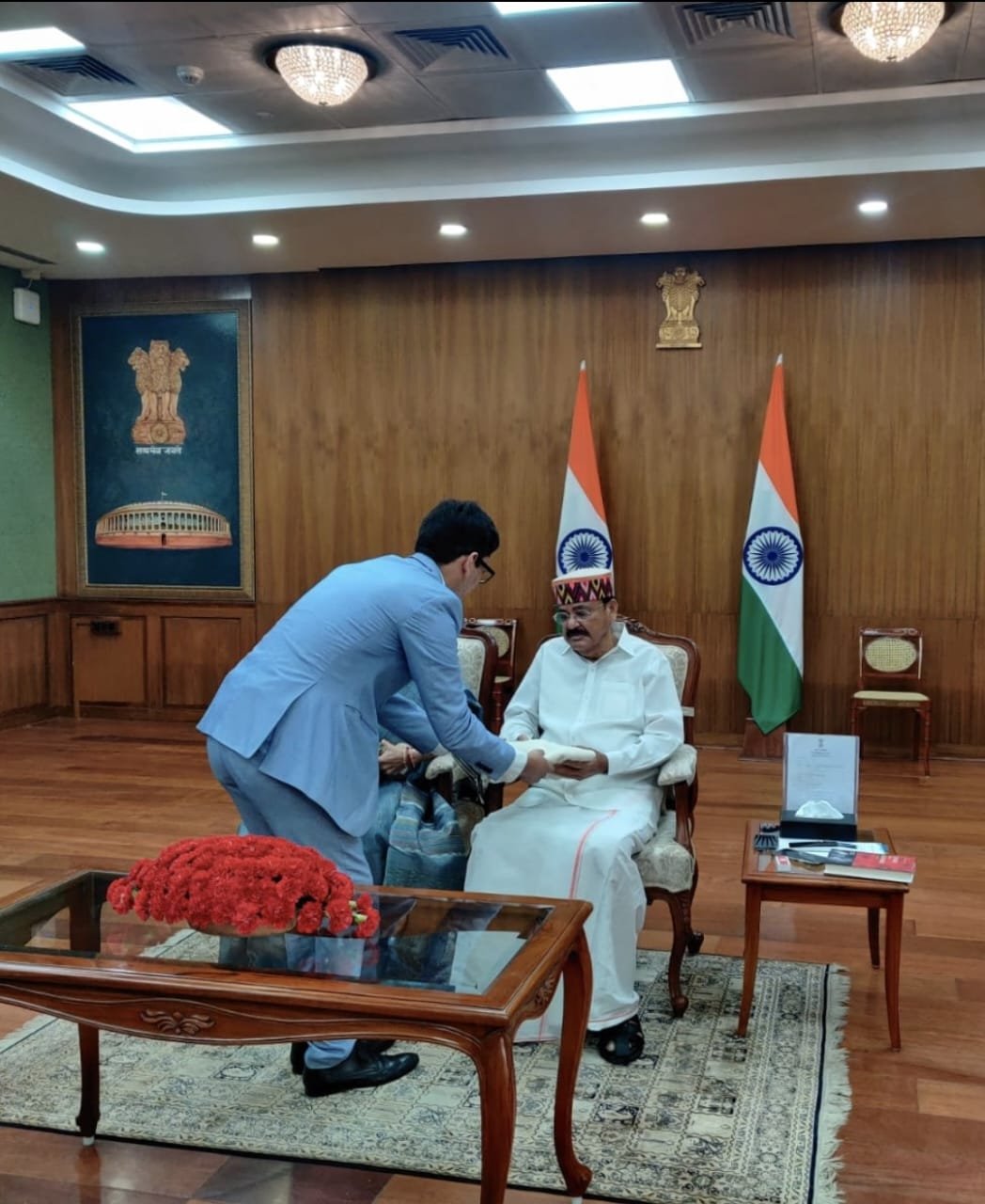Arun Pandit’s Interaction with Vice President of India, M. Venkaiah Naidu