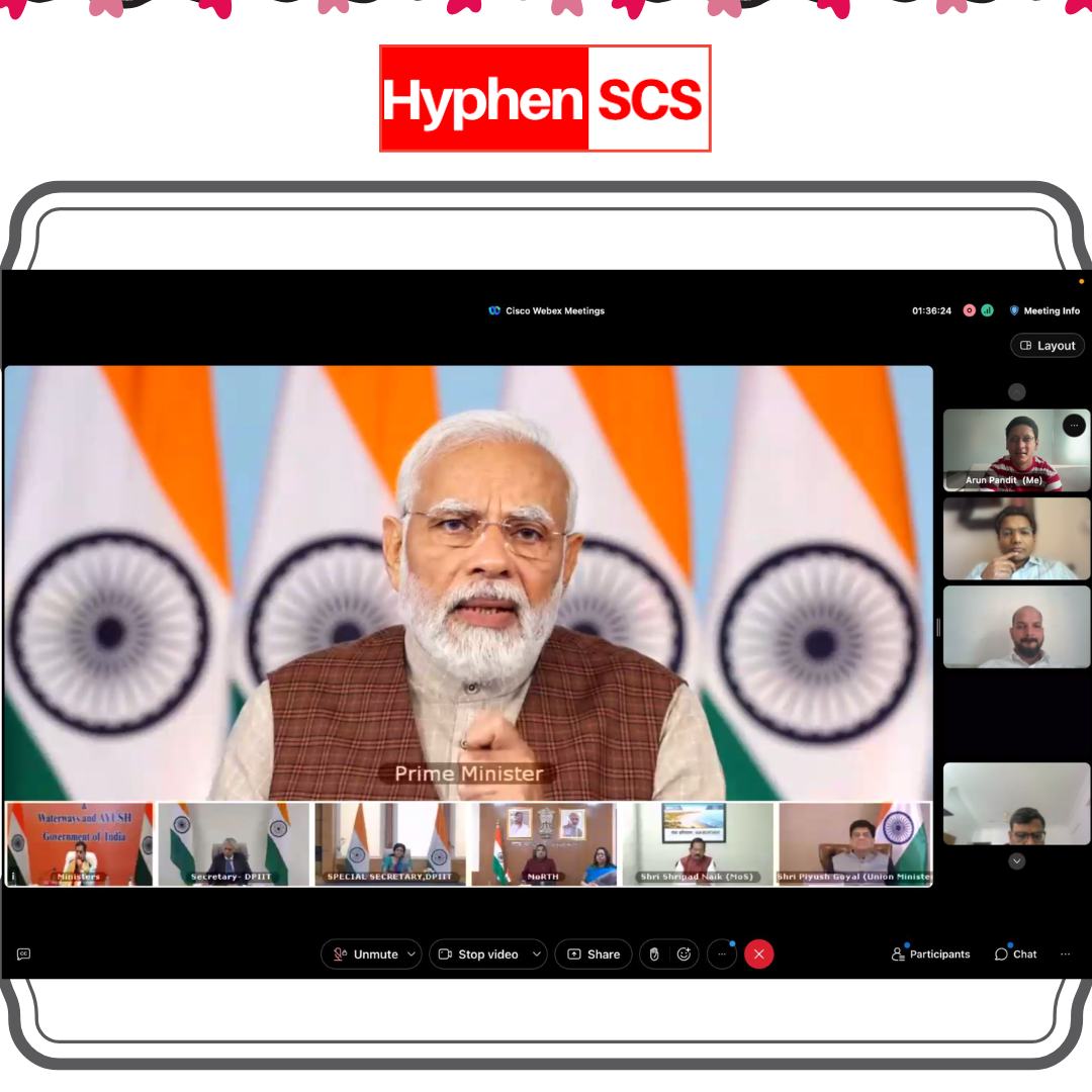 Hyphen SCS Co-founder Attends Post-Budget Webinar on PM GatiShakti National Master Plan