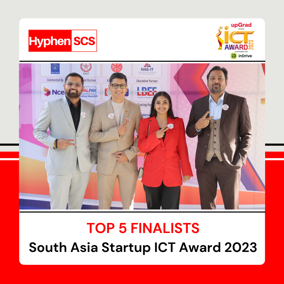 Hyphen SCS: Soaring High in the Top 5 of South Asia Startup ICT Award 2023